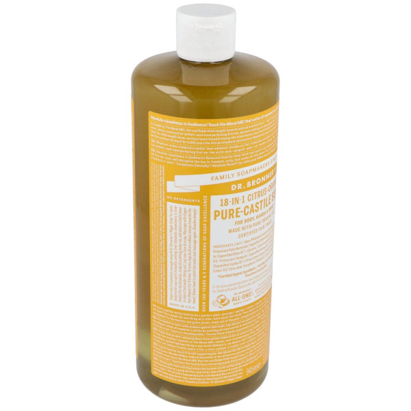 Dr. Bronner'S Jabón Líquido Cítricos Naranja Bio 945Ml