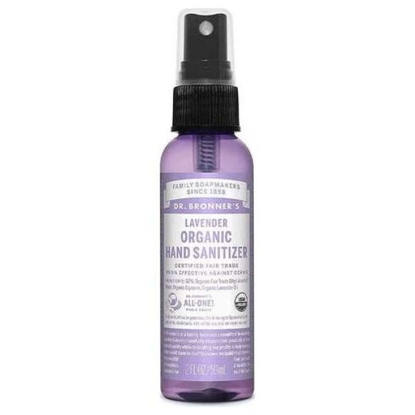 Dr Bronner'S Spray Desinfectante Orgánico Manos Lavanda 60Ml
