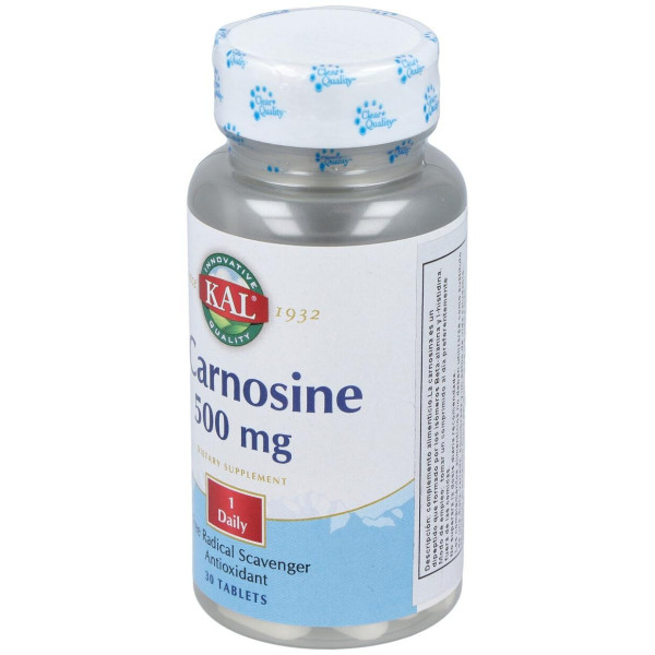 Kal L Carnosine 500 Mg 30Caps