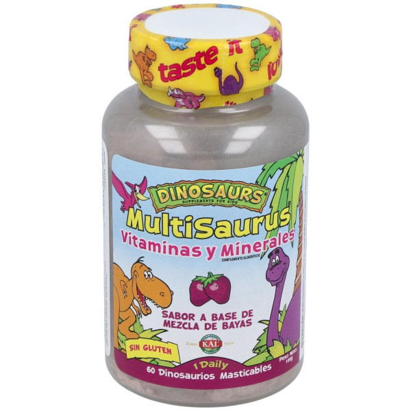 Multisaurus Vit/Min Dinos 60Comp. Kal