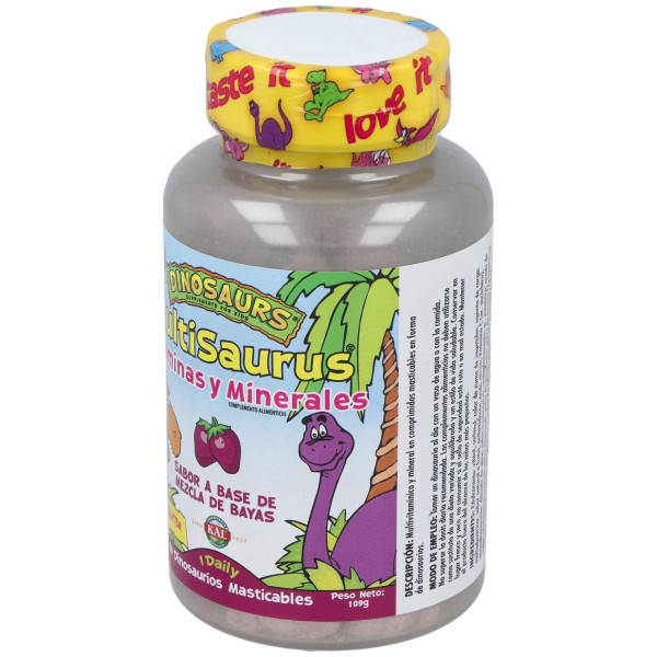 Multisaurus Vit/Min Dinos 60Comp. Kal