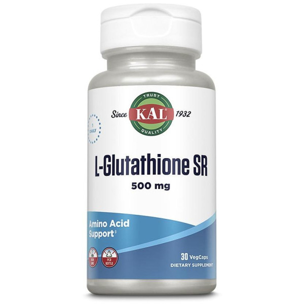 L-Glutathione Sr 500 Mg Vegcaps, Vitaminas Y Suplementos Kal - Perfumes Club