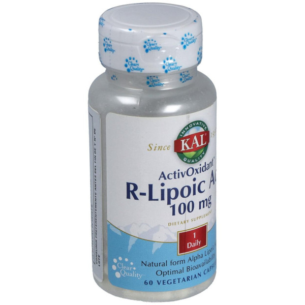 Kal R Lipoic Acid Activoxidant 100Mg 60Caps