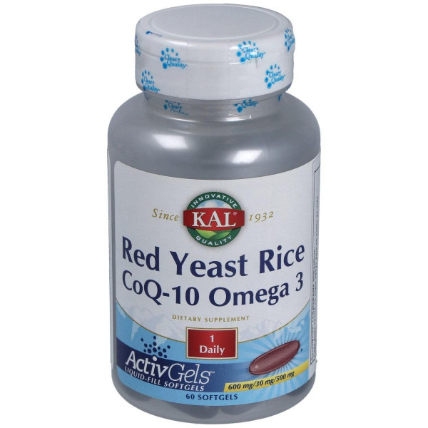 Kal Red Rice - Q10 - Omega 3 60Perlas