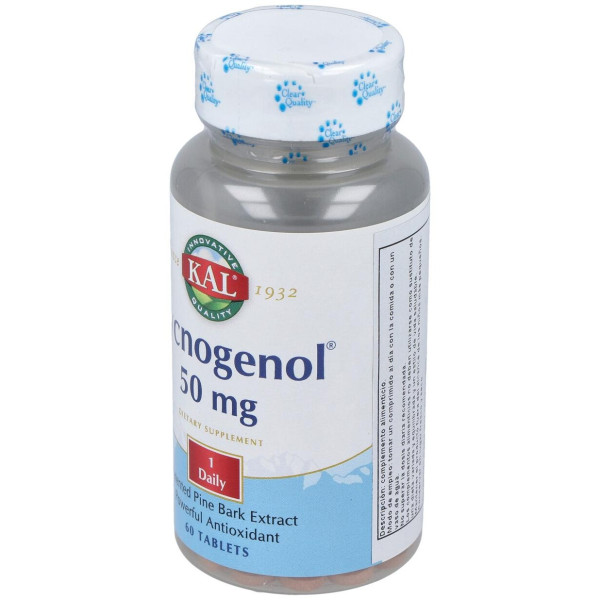 Kal Pycnogenol 50Mg 60Caps