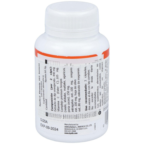 Kyolic Formula 103 Inmune 100Cap.