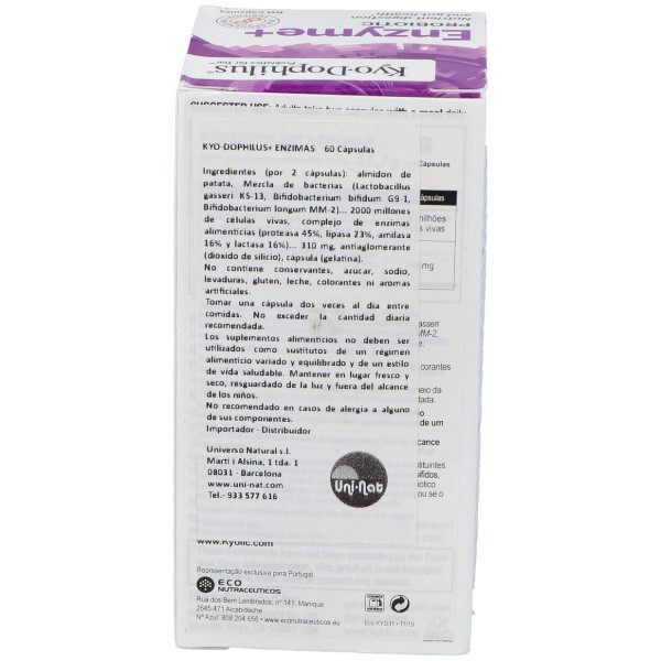 Kyo-Dophilus Con Enzimas 60Cap.