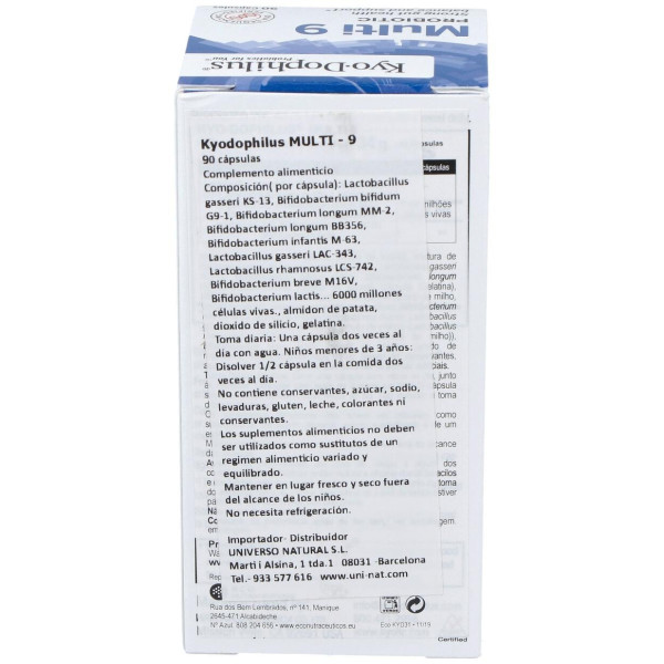 Kyo-Dophilus 9 Estirpes 90Cap.