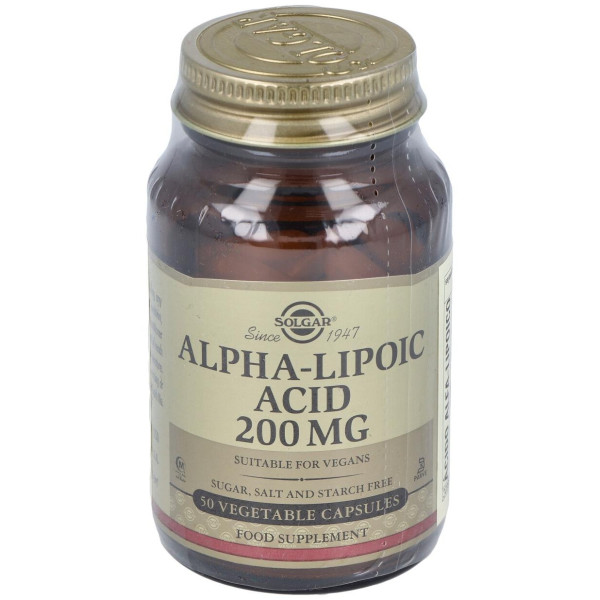 Acido Alfa Lipoico 200Mg. 50Vegicaps