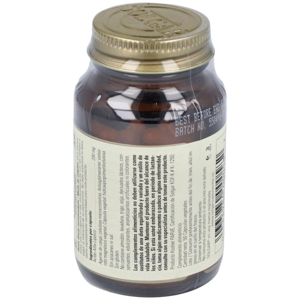 Acido Alfa Lipoico 200Mg. 50Vegicaps