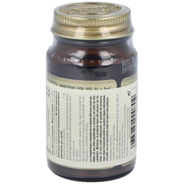 Complejo De Astaxantina 5Mg. 30Cap.Gel.Blanda