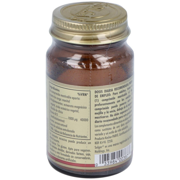 Solgar Metilcobalamina 1000Mcg 30 Comprimidos Masticables