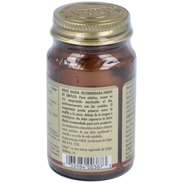 Solgar Metilcobalamina 1000Mcg 30 Comprimidos Masticables