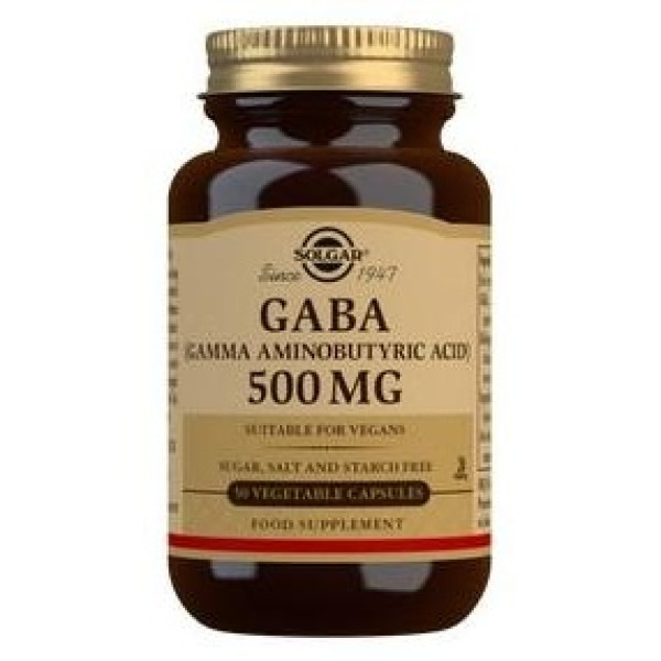 Gaba 500 Mg. 50 Cápsulas Vegetales