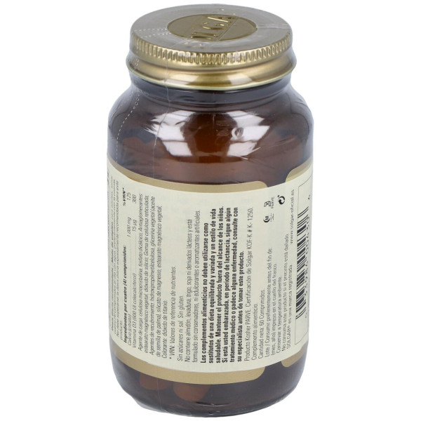 Solgar Citrato De Calcio Con Vitamina D3 60 Comprimidos