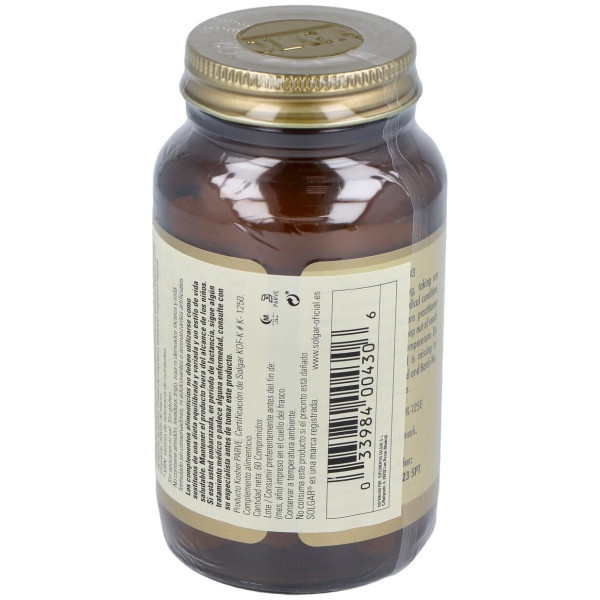 Solgar Citrato De Calcio Con Vitamina D3 60 Comprimidos