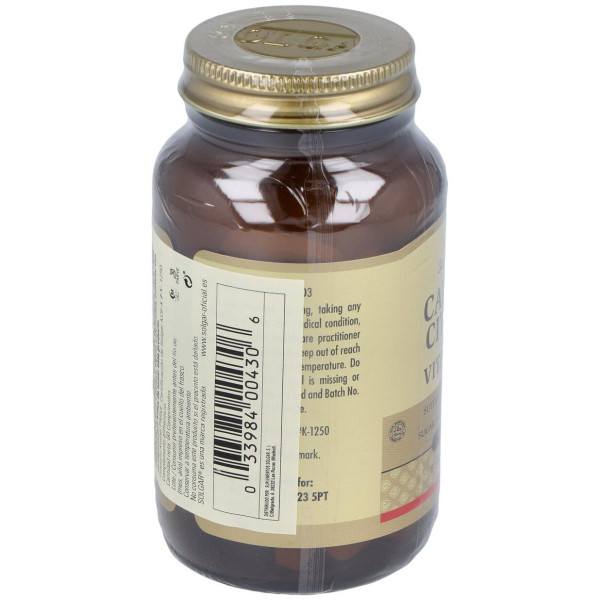 Solgar Citrato De Calcio Con Vitamina D3 60 Comprimidos