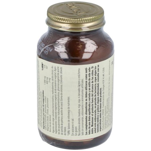 Solgar Calcio Y Magnesio Con Boro 100Comp