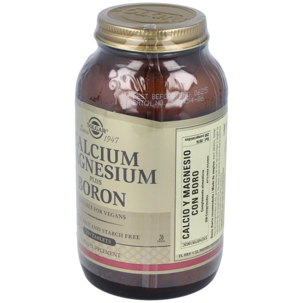 Solgar Calcio Y Magnesio Con Boro 250Comp