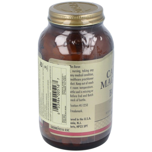 Solgar Calcio Y Magnesio Con Boro 250Comp