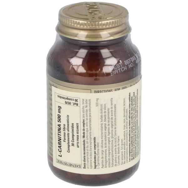 L-Carnitina 500Mg. 30Comp.