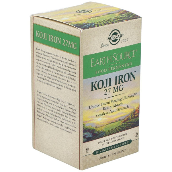 Solgar Earth Source Koji Iron 30Compr