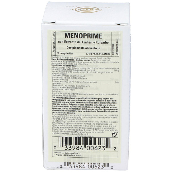 Solgar Menoprime 30Comp