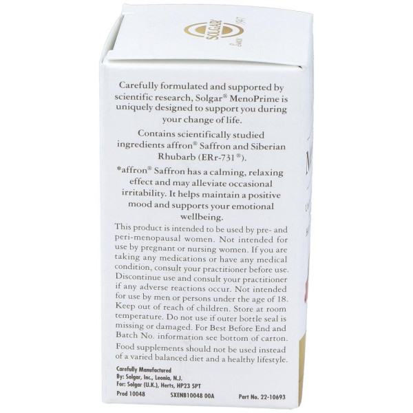 Solgar Menoprime 30Comp