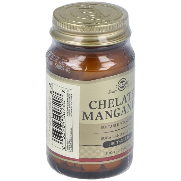 Solgar Manganeso Quelado 100Comp