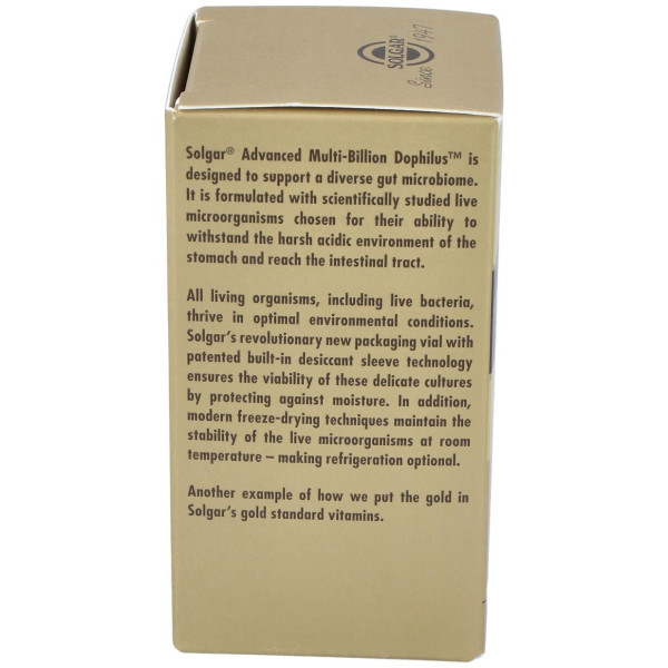 Solgar Advanced Multi-Billion Dophilus 60Vcaps