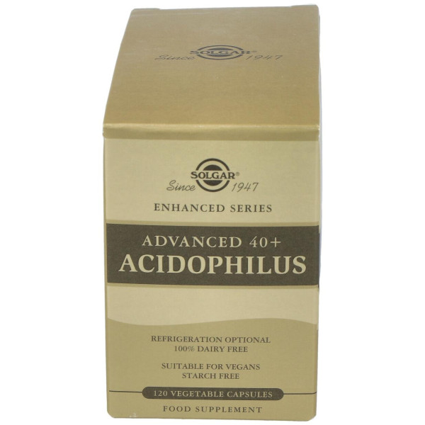 Solgar Acidofilus 40+ Avanzado 120 Cápsulas