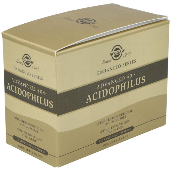 Solgar Acidofilus 40+ Avanzado 120 Cápsulas