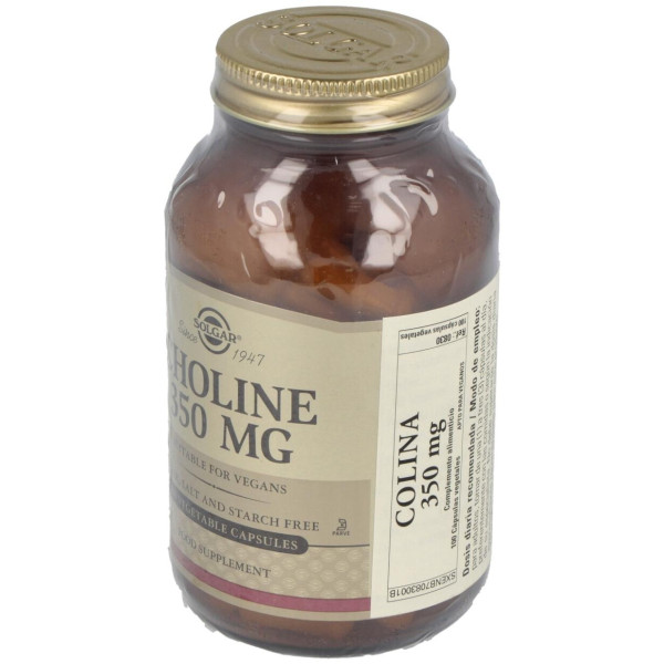 Colina 350 Mg 100 Capsula Vegetales
