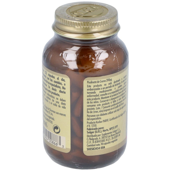 Picolinato Cromo 200 Mg 90 Caps