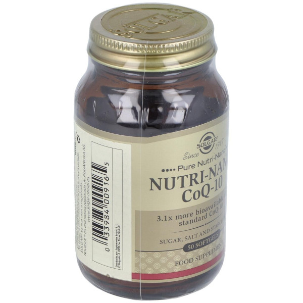 Solgar Nutri-Nano Coenzima Q10 3.1X 50 Cápsulas
