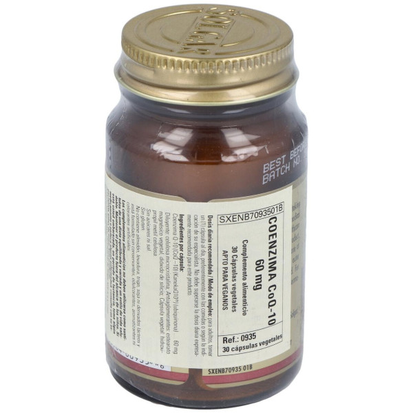 Solgar Coenzima Q-10 60Mg 30Vcaps