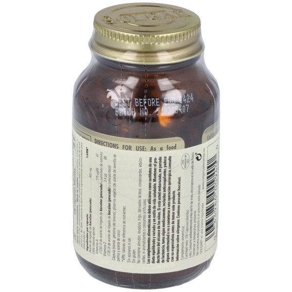 Aceite Higado De Bacalao (Cod Liver Oil)100Cap.B