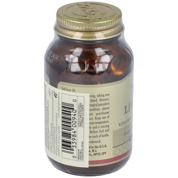 Aceite Higado De Bacalao (Cod Liver Oil)100Cap.B