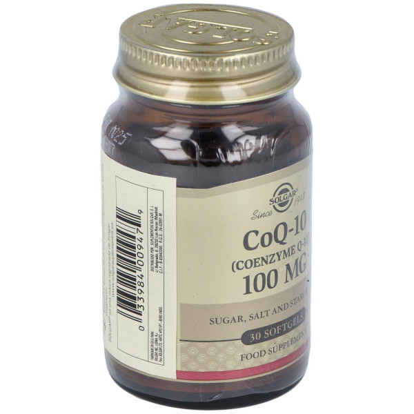 Coenzima Q10 100Mg. 30Cap.De Gelatina Blanda