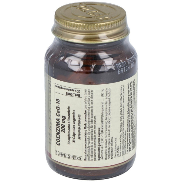 Coenzima Q10 200Mg. 30Vegicaps