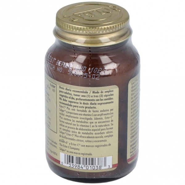Ester-C® Plus 500Mg Cápsulas Vegetales 50 U