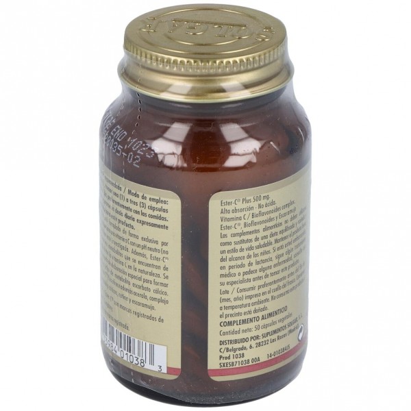 Ester-C® Plus 500Mg Cápsulas Vegetales 50 U