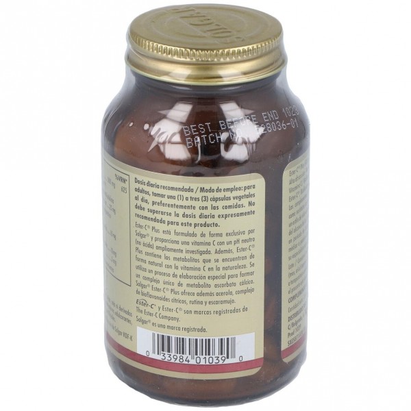 Solgar Ester-C Plus Vitamina C 500Mg 100Vcaps