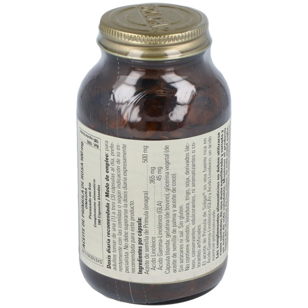 Aceite Primula Rosa 500Mg. 180Perlas