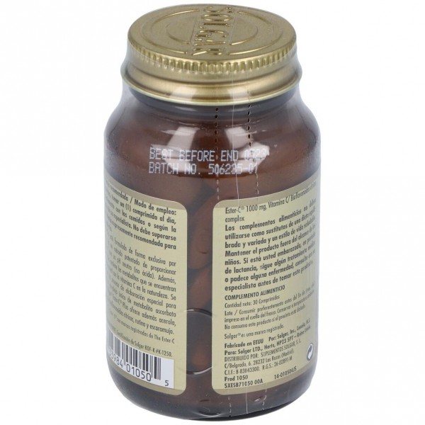 Solgar Ester-C Plus Vitamina C 1000Mg 30Comp
