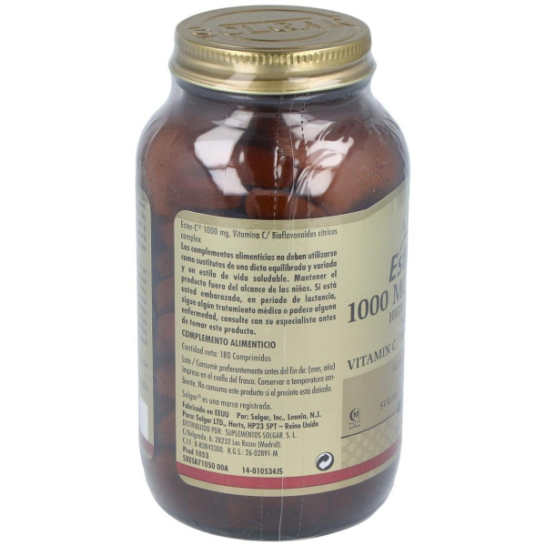 Solgar Ester-C Plus 1000Mg 180 Comprimidos