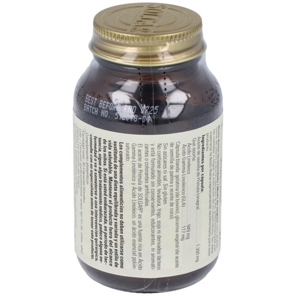 Solgar Aceite De Primula De Rosa 1300Mg 30 Cápsulas