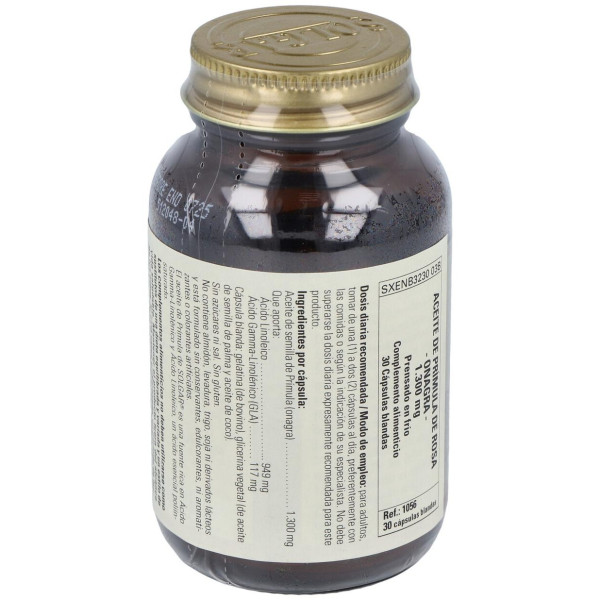 Solgar Aceite De Primula De Rosa 1300Mg 30 Cápsulas