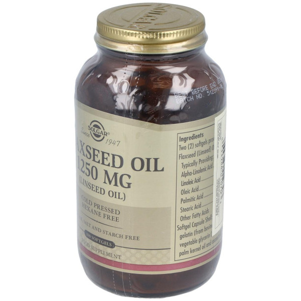 Aceite De Linaza 1.250Mg. 100Perlas