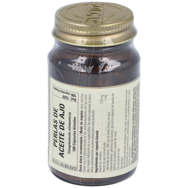 Solgar Ajo Perlas 500Mg Vegetales